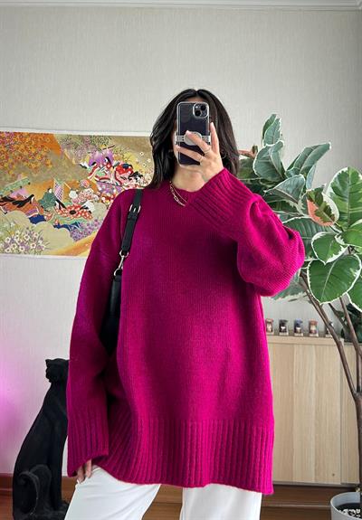 Airi Oversize Vintage Kazak Vişne Ç.