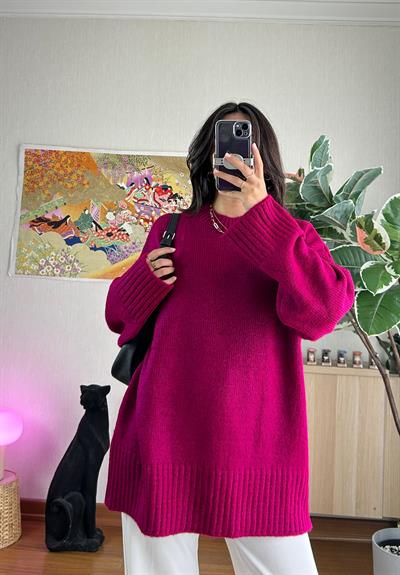 Airi Oversize Vintage Kazak Vişne Ç.