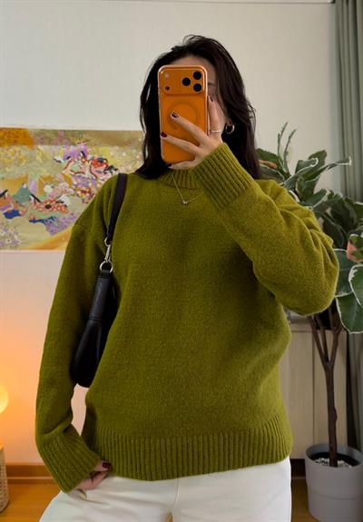 Ais Oversize Kazak Yeşil