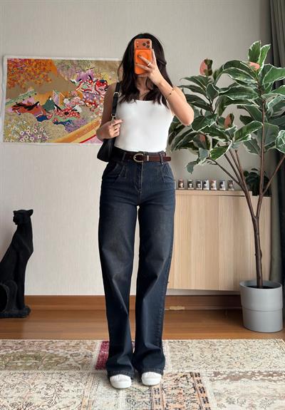 Aisa Kemerli Pensli Kot Jean