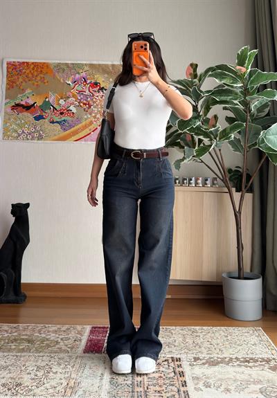 Aisa Kemerli Pensli Kot Jean
