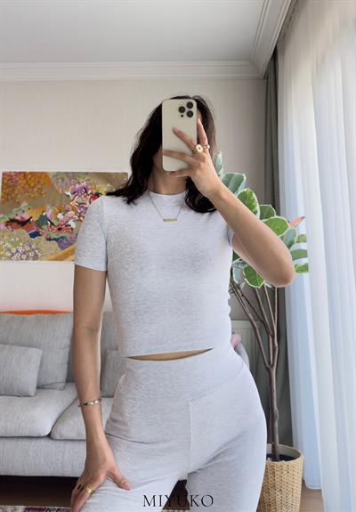 Akeno Fit Takım Gri