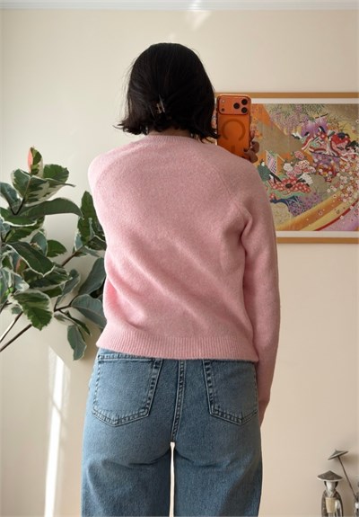 Basic Yumoş Hırka Pembe