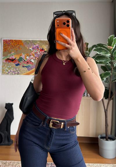 Benio Halter Yaka Atlet Bordo