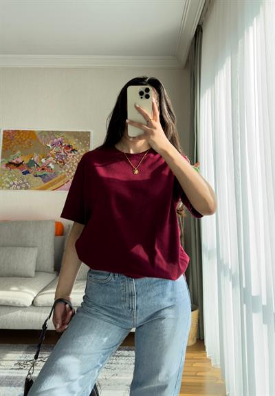 CS Basic T-Shirt Bordo