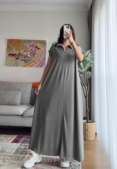 Jomei Polo Yaka Elbise 