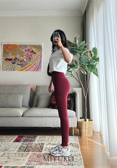 Minyaka Active Tayt Bordo