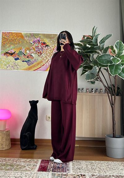 Mirai Basic Triko Takım Bordo