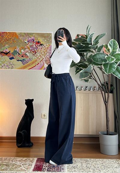 Mitsu Parmak Geçmeli Body Beyaz