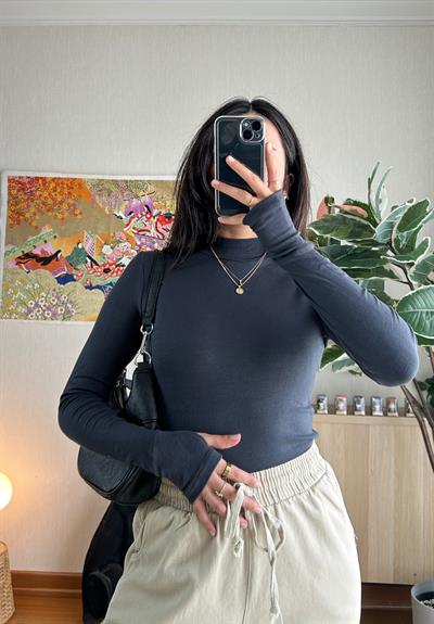 Mitsu Parmak Geçmeli Body Füme