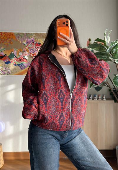 Murina Desenli Bomber Ceket
