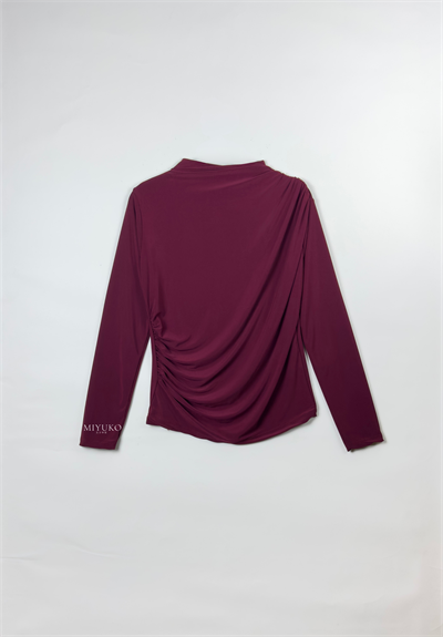 Nagi Drape Detaylı Body Bordo