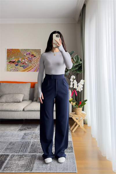 Os Parmak Geçmeli Body Gri