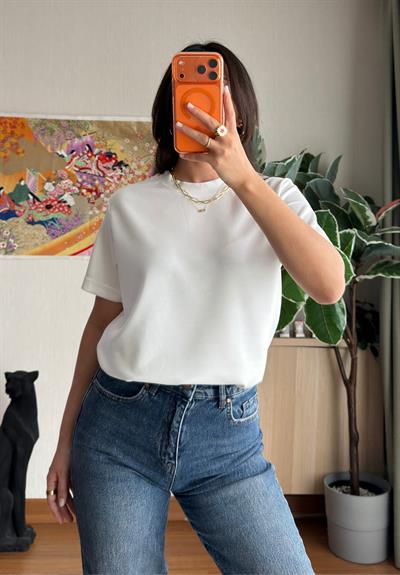 Oys Basic T-Shirt Ekru
