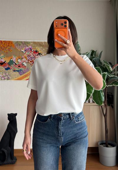 Oys Basic T-Shirt Ekru