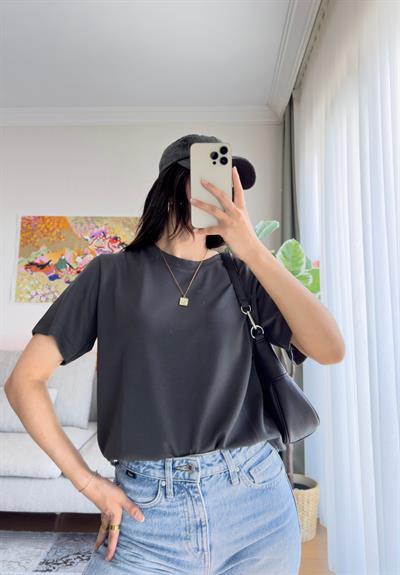 Oys Basic T-Shirt Füme