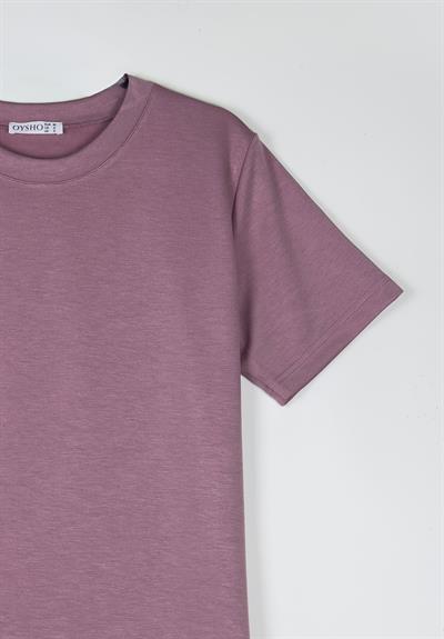 Oys Basic T-Shirt Gül Kurusu