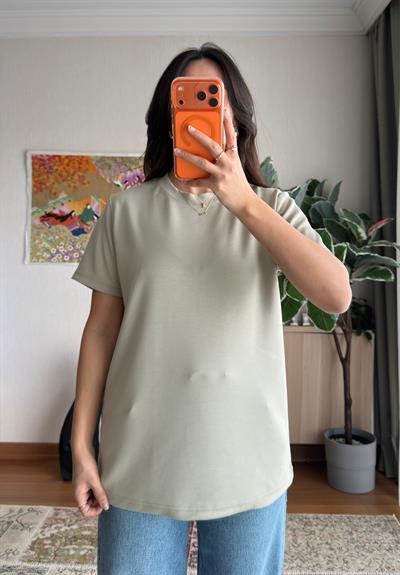 Oys Basic T-Shirt Ç.Yeşil