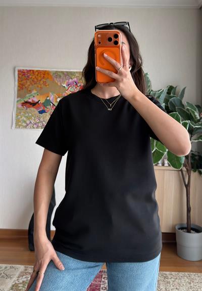 Oys Basic T-Shirt Siyah
