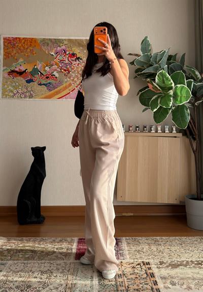 Tomoe Tensel Pantolon Bej