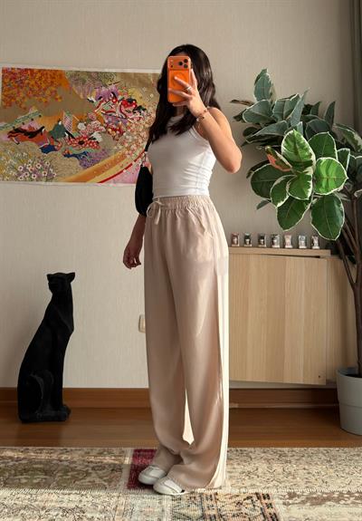 Tomoe Tensel Pantolon Bej