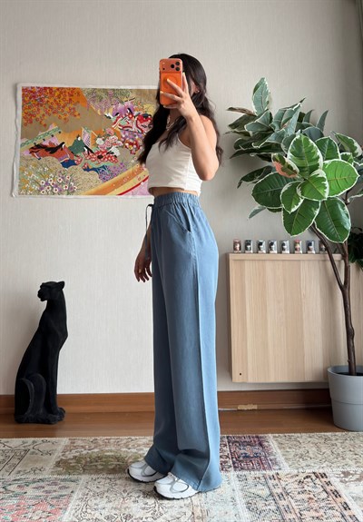 Tomoe Tensel Pantolon İndigo