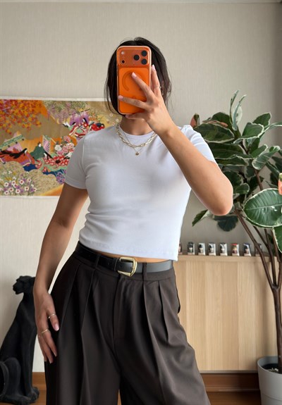 Yoko Basic Fit T-Shirt Beyaz