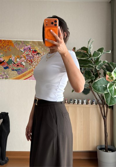 Yoko Basic Fit T-Shirt Beyaz