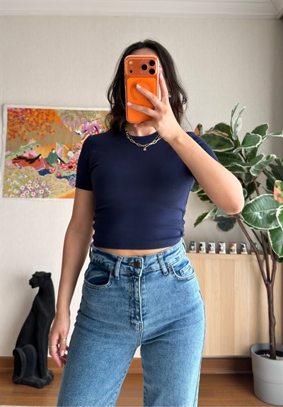 Yoko Basic Fit T-Shirt Lacivert