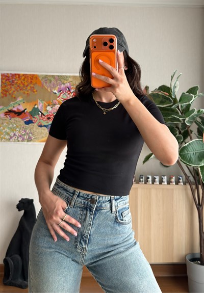 Yoko Basic Fit T-Shirt Siyah
