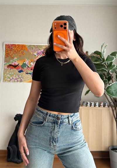 Yoko Basic Fit T-Shirt Siyah