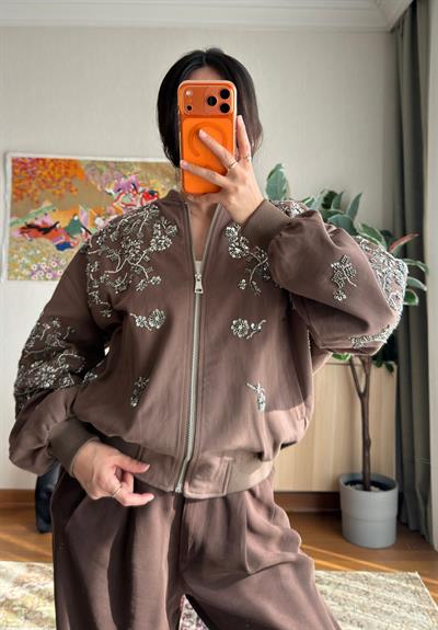 Yurin İşlemeli Vintage Ceket 