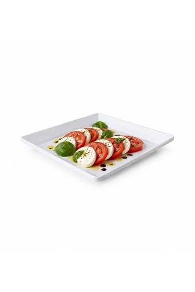 Göreme Kırılmaz Melamin 264 Kare Servis Tabak 18x18cm