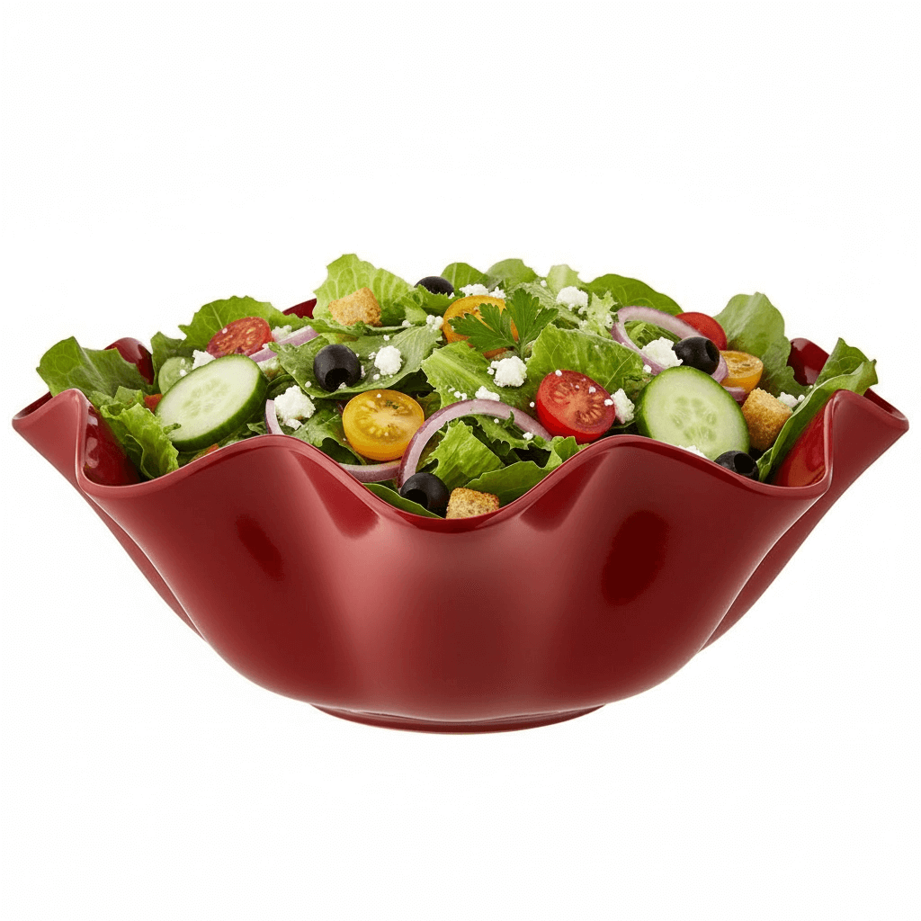 Göreme 564 Termostar Kırılmaz Melamin Flower Bowl Salata Sunum