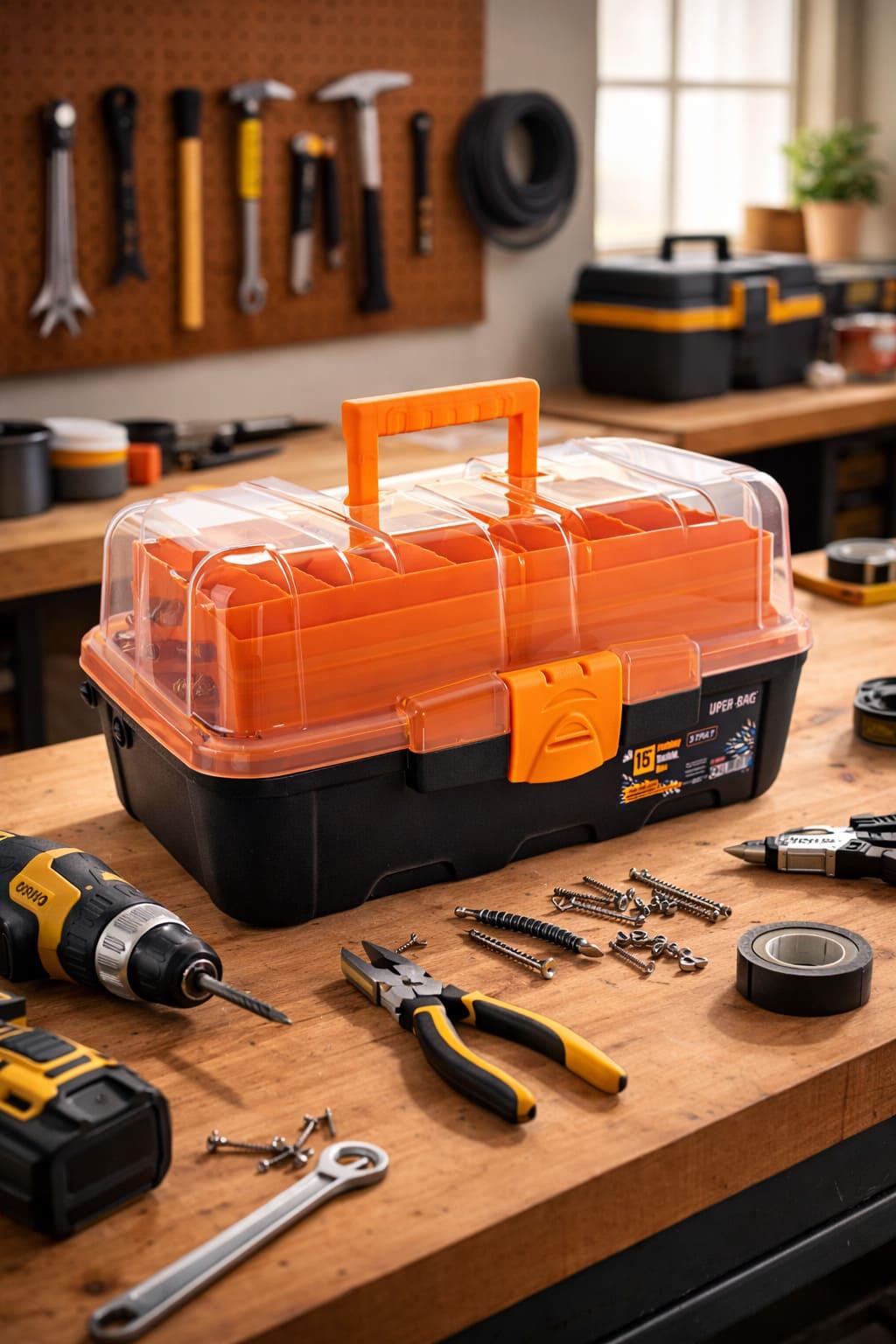 Super-Bag 16 inç Raflı Balıkçı Alet Takım Çantası ASR-5038 | ID4690