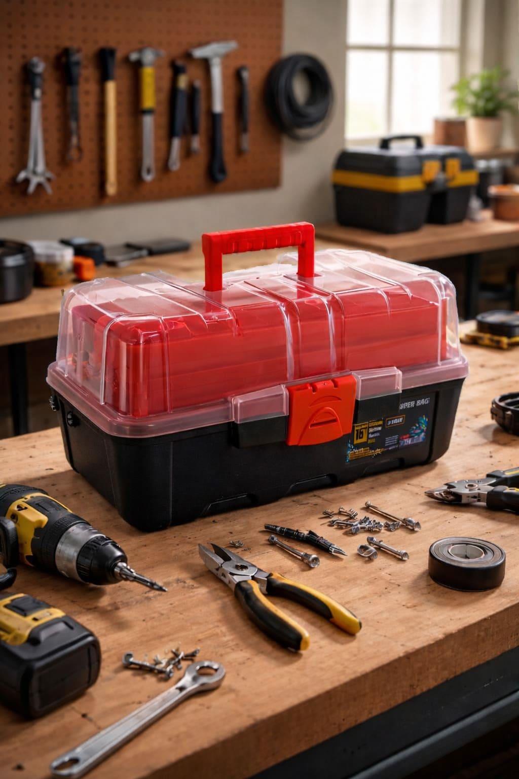Super-Bag 16 inç Raflı Balıkçı Alet Takım Çantası ASR-5038 | ID4690