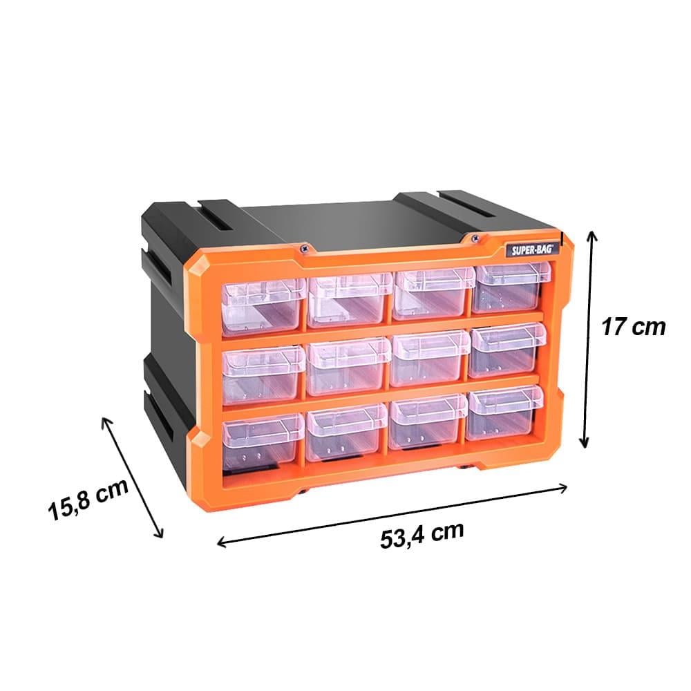 Super-Bag ASR-6014 Monoblok 12 Çekmeceli Organizer Seti | ID6546