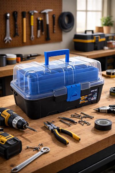 Super-Bag 16 inç Raflı Balıkçı Alet Takım Çantası ASR-5038 | ID4690