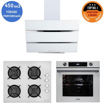 EminçelikEminçelik ve AFM TECH Markalı /Plus Dijital Turbolu  Ankastre Set (12 226 + FM7701 + FM3251)