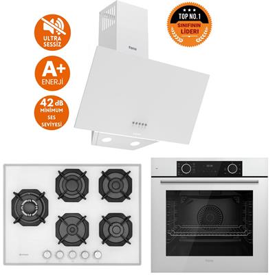 EminçelikEminçelik ve AFM tech markalı SUPEX 5 gözlü ankastre set ( 22 386 Y + 22 386 +XE63CB)