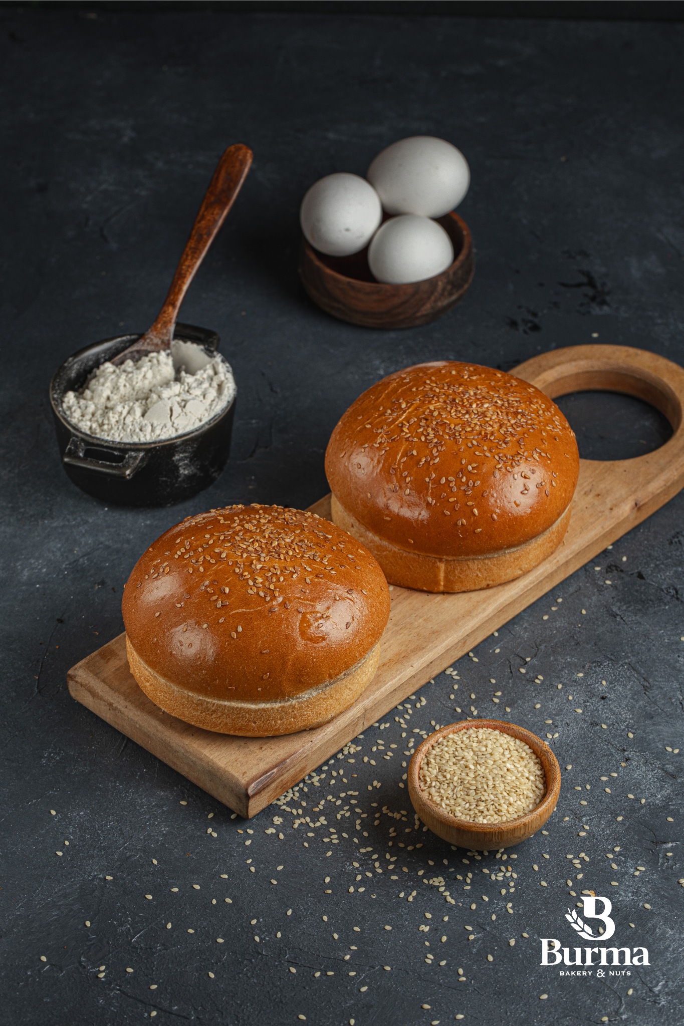 Çörək burger böyük