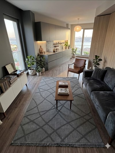 Kaymaz Taban Wool Bukle Sisal 8002 Antrasit