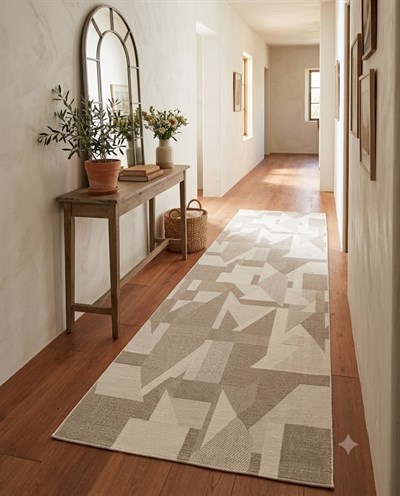 Premium Kalite Makinada Yıkanabilir Kaymaz Taban Antialerjik Spor Desen Wool Sisal Halı Bej Krem