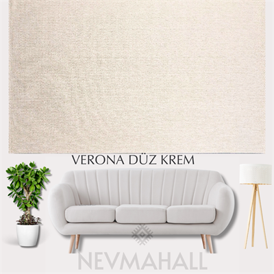 Verona Düz Krem