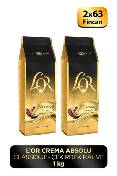 Crema Absolu Classıc Çekirdek Kahve 500gr X 2