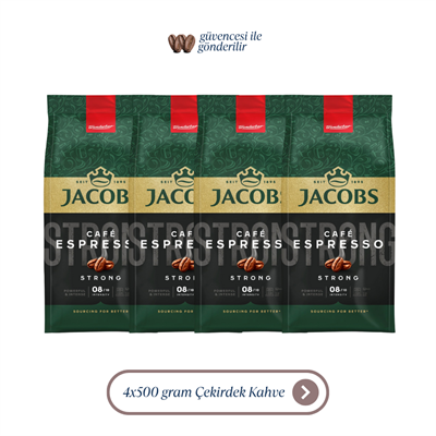 Jacobs Espresso Çekirdek Kahve 4x500g