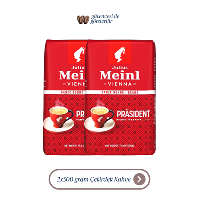 Julius Meinl Prasident Çekirdek Kahve 2x500g