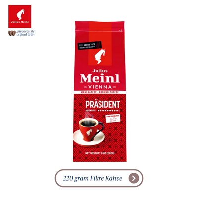 Julius Meinl Prasident Filtre Kahve 220g