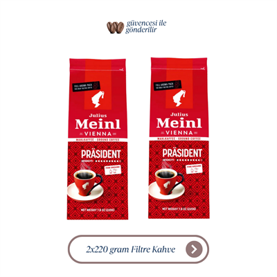 Julius Meinl Prasident Filtre Kahve 2x250g