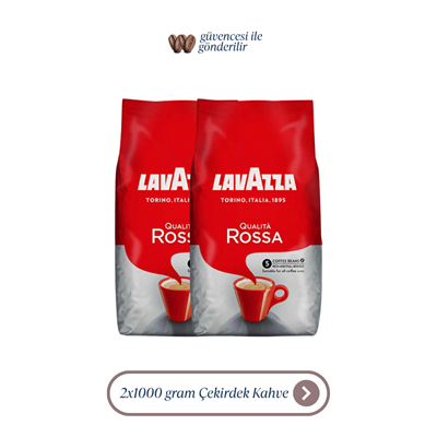 Lavazza Rossa Çekirdek Kahve 2x1000g